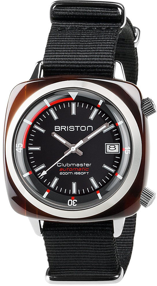Briston Watch Clubmaster Diver Icons - Black