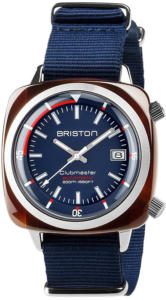 Briston Watch Clubmaster Diver Icons - Blue