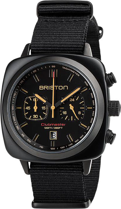 Briston Watch Clubmaster Sport Black Matt - Black