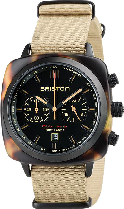 Briston Watch Clubmaster Sport Safari - Black