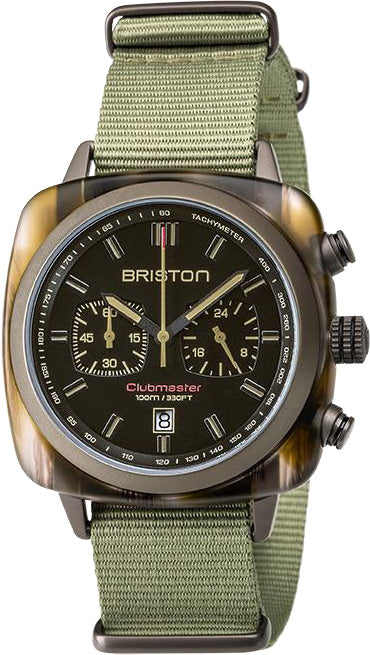Briston Watch Clubmaster Sport Jungle - Black