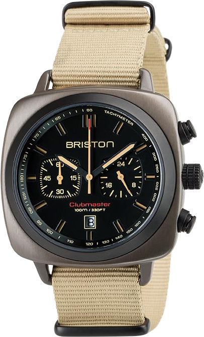 Briston Watch Clubmaster Sport Steel - Black