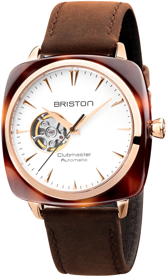 Briston Watch Clubmaster Classic Acetate Gold - Silver