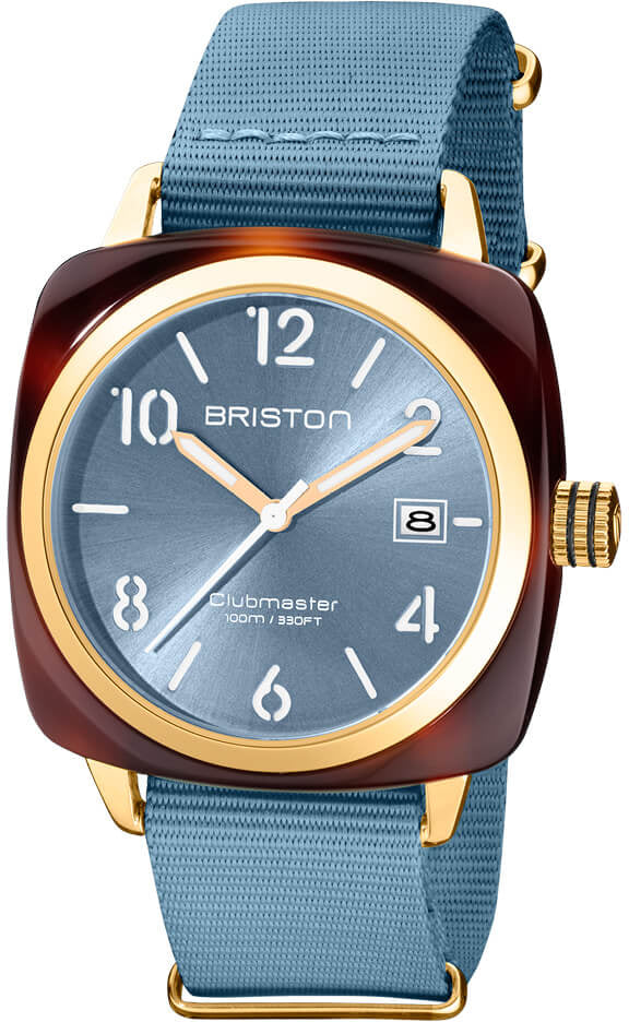 Briston Watch Clubmaster Classic 3 Hands - Blue