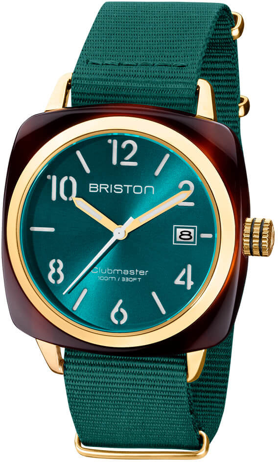Briston Watch Clubmaster Classic 3 Hands - Green