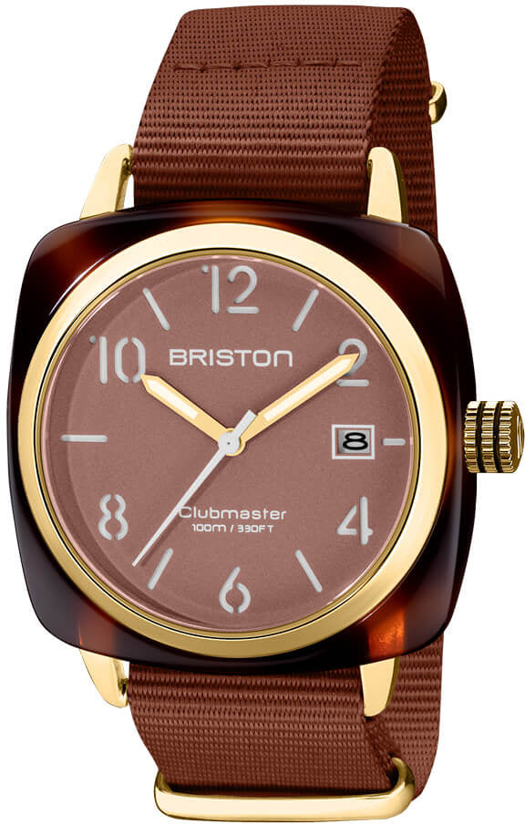 Briston Watch Clubmaster Classic 3 Hands Chocolate - Brown