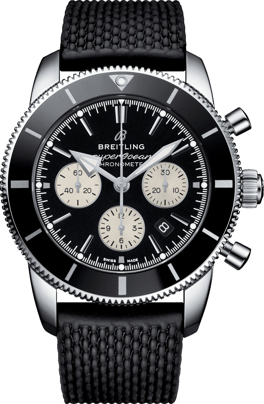 Breitling Watch Superocean Heritage II B01 Chronograph 44 Rubber Aero Classic Pushbutton