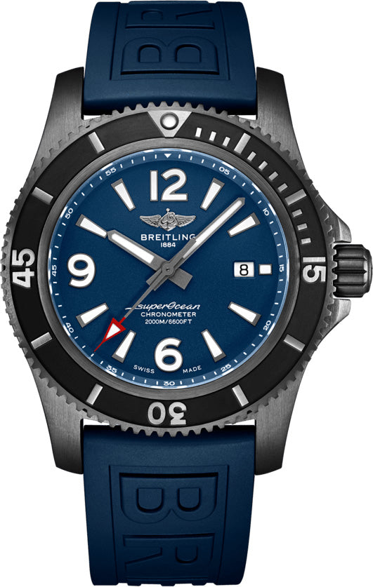 Breitling Watch Superocean Automatic 46 Blacksteel Blue D - Blue