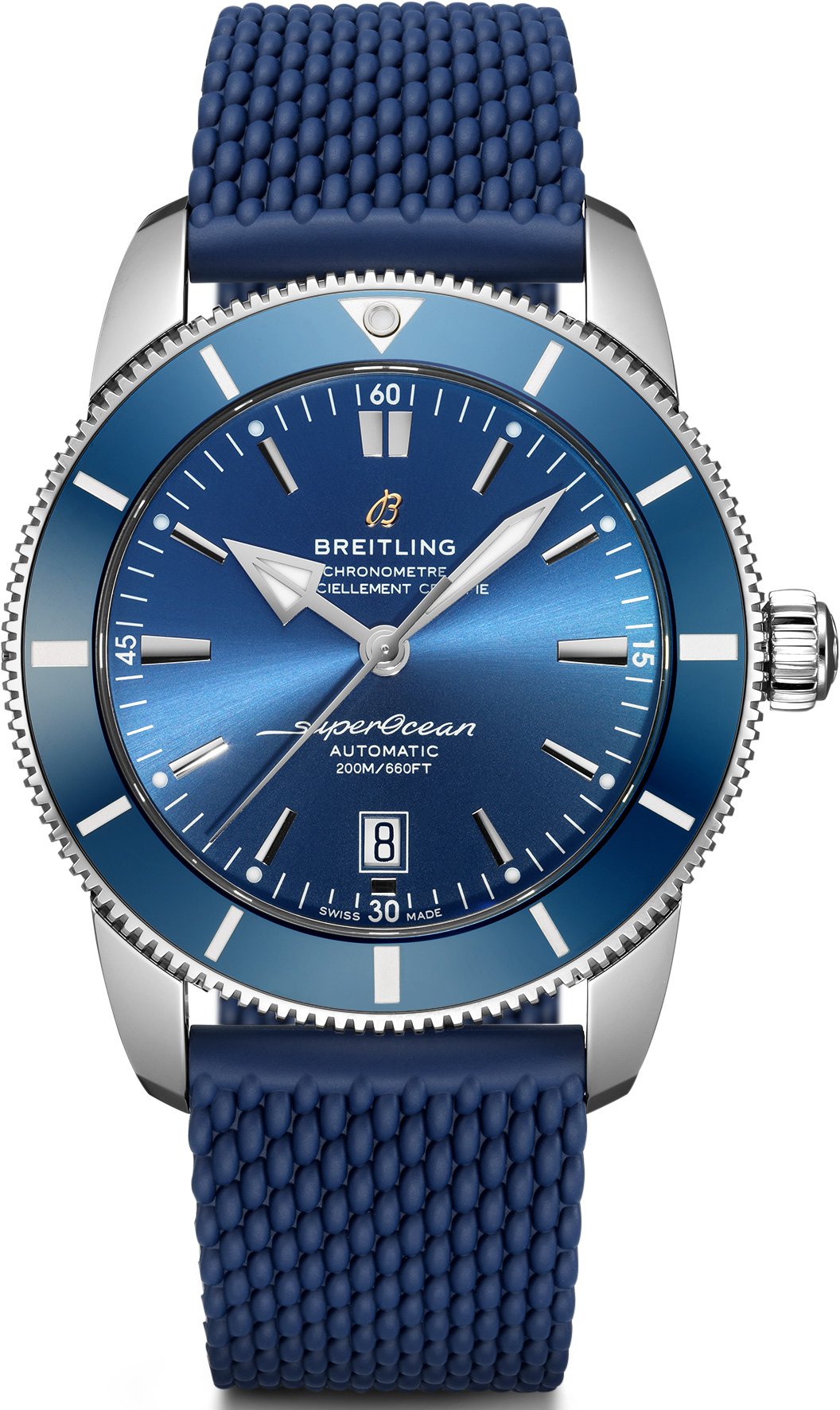 Breitling Watch Superocean Heritage B20 Automatic 46 Gun Blue Rubber Aero Classic
