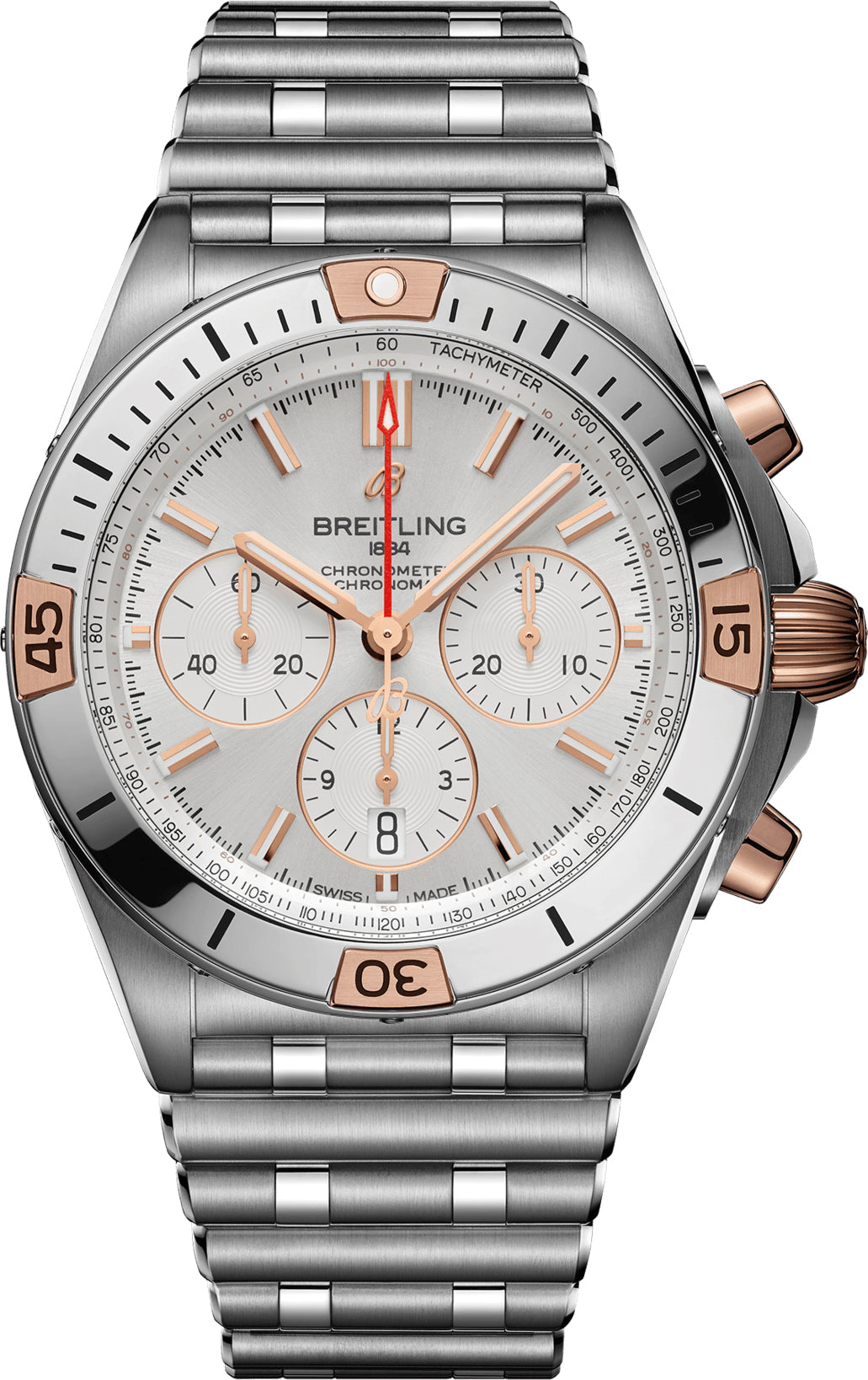 Breitling Watch Chronomat B01 42 Silver Bracelet