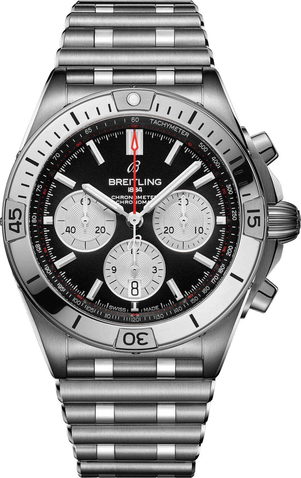 Breitling Watch Chronomat B01 42 Black Bracelet