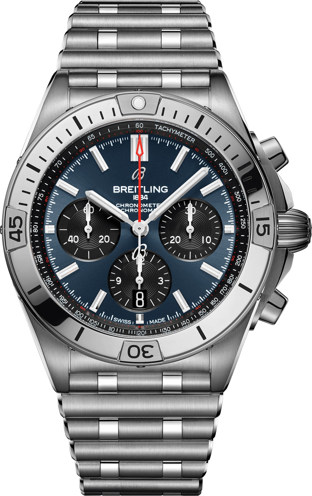 Breitling Watch Chronomat B01 42 Blue Bracelet
