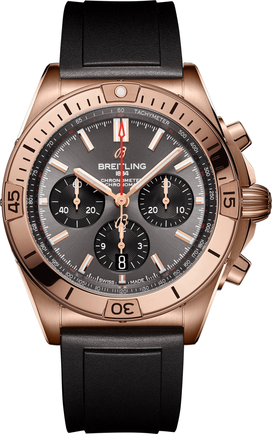 Breitling Watch Chronomat B01 42 Anthracite Rubber