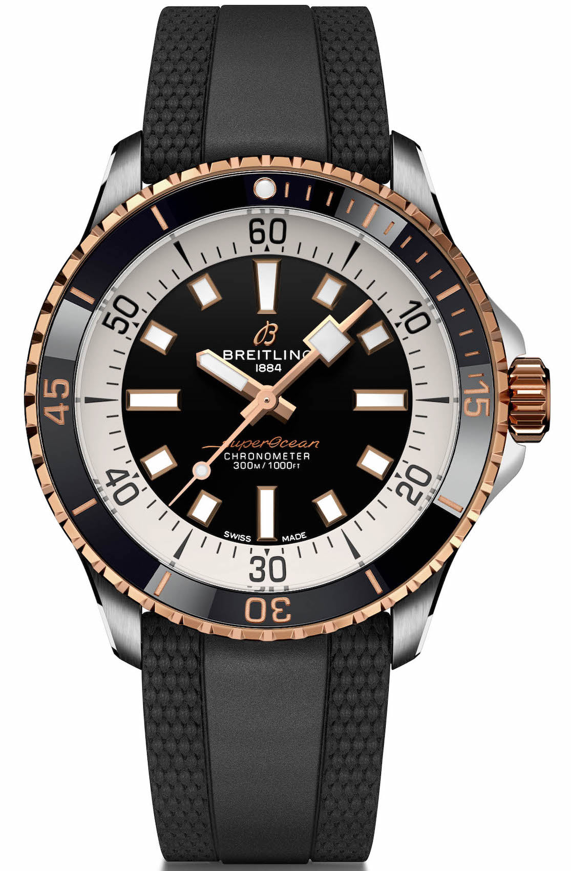 Breitling Watch Superocean III Automatic 42 Steel & 18K Red Gold