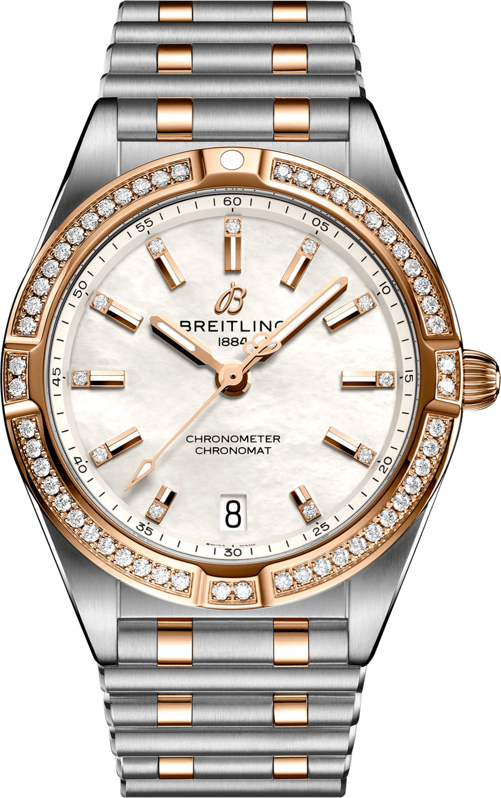 Breitling Watch Chronomat 32 18k Red Gold Ladies