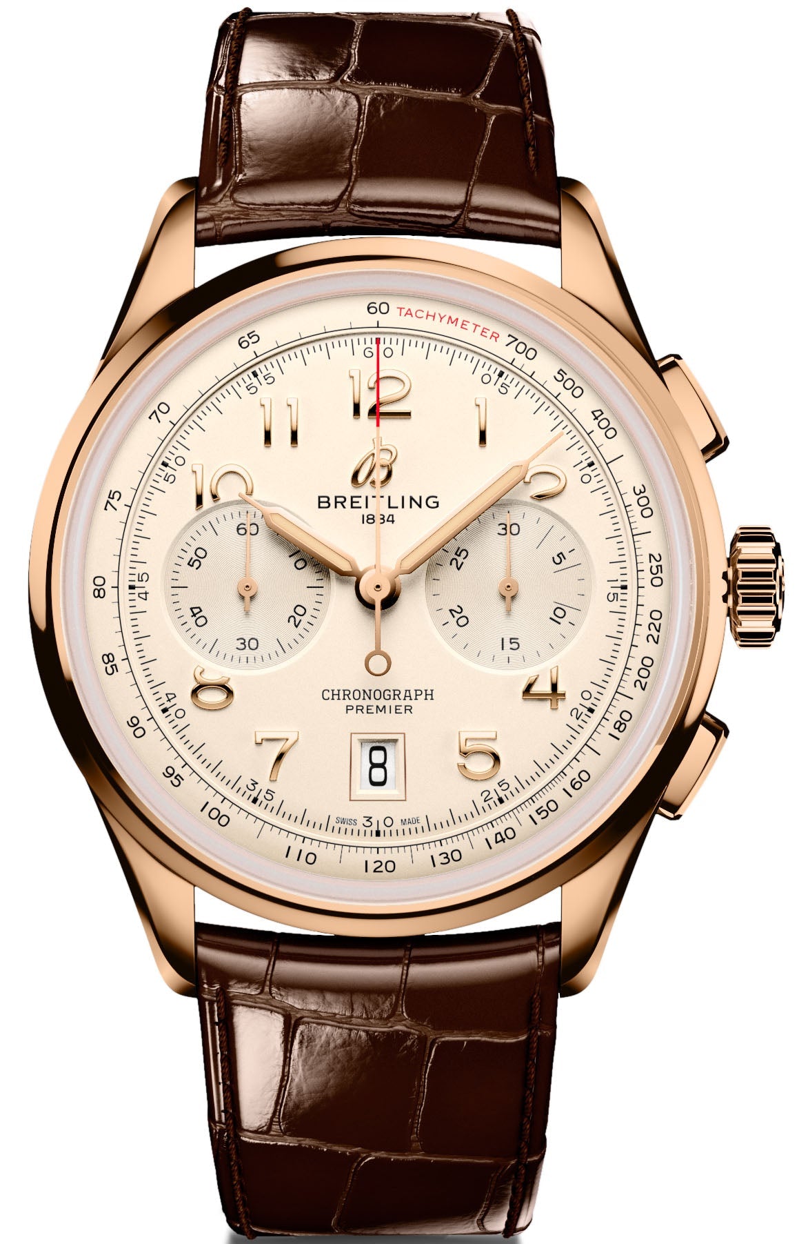 Breitling Watch Premier B01 Chronograph 42 18k Gold
