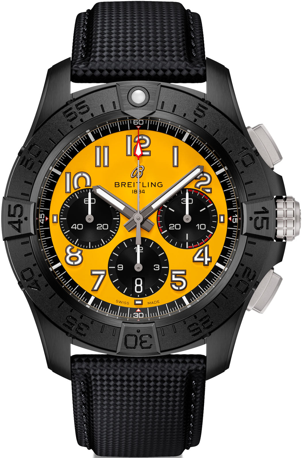 Breitling Watch Avenger B01 Chronograph 44 Night Mission Yellow
