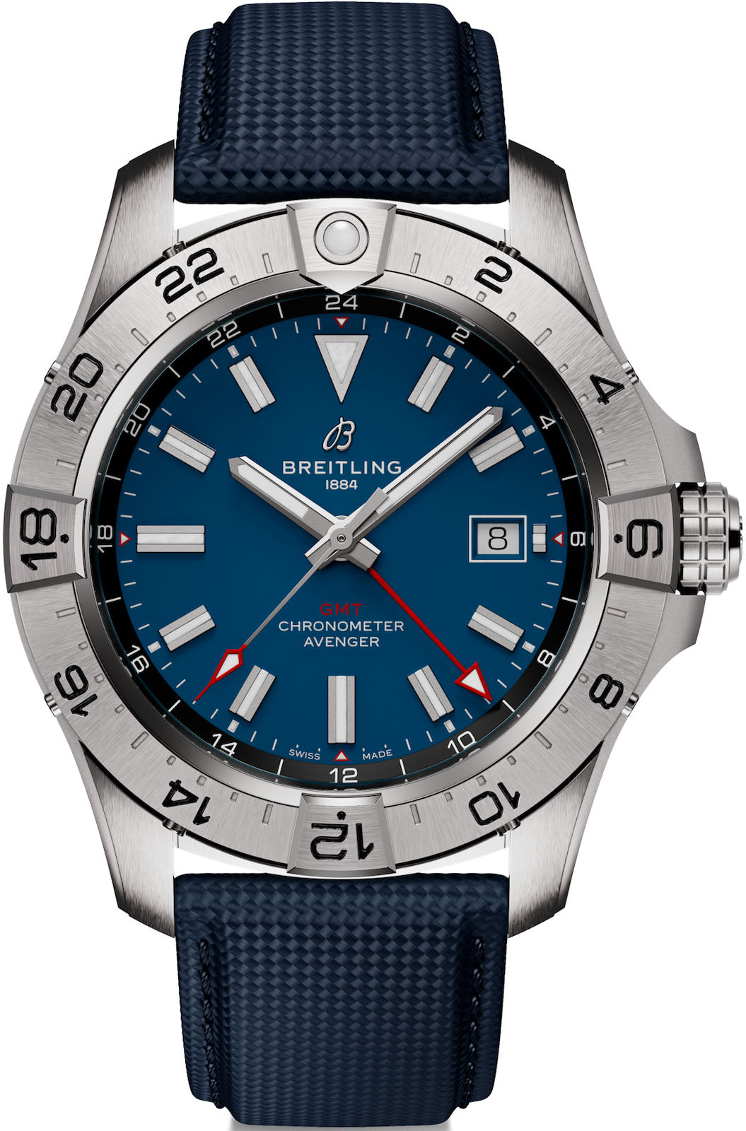 Breitling Watch Avenger Automatic GMT 44 Blue