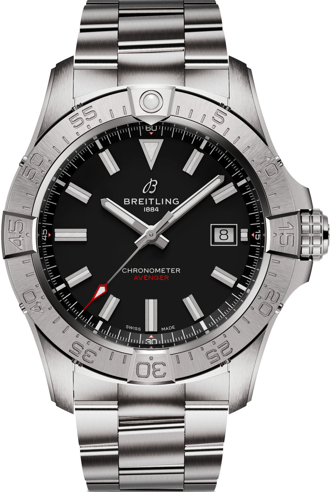 Breitling Watch Avenger Automatic 42 Black Bracelet