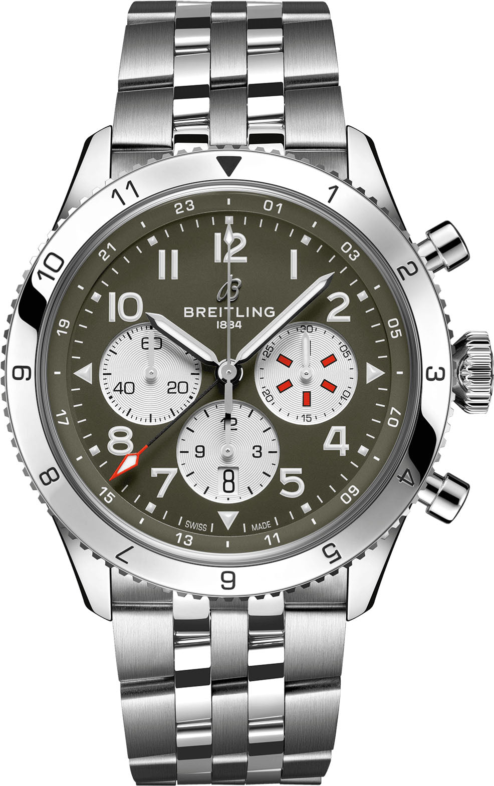 Breitling Watch Super AVI B04 Chronograph GMT 46 Curtiss Warhawk