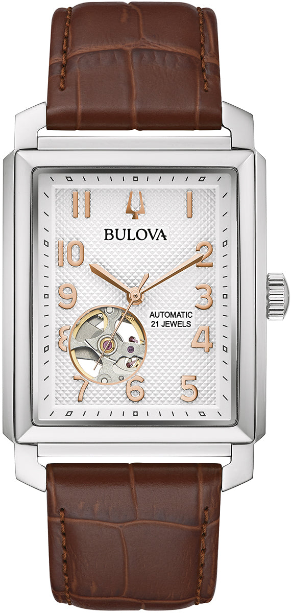 Bulova Watch Heartbeat Mens - White