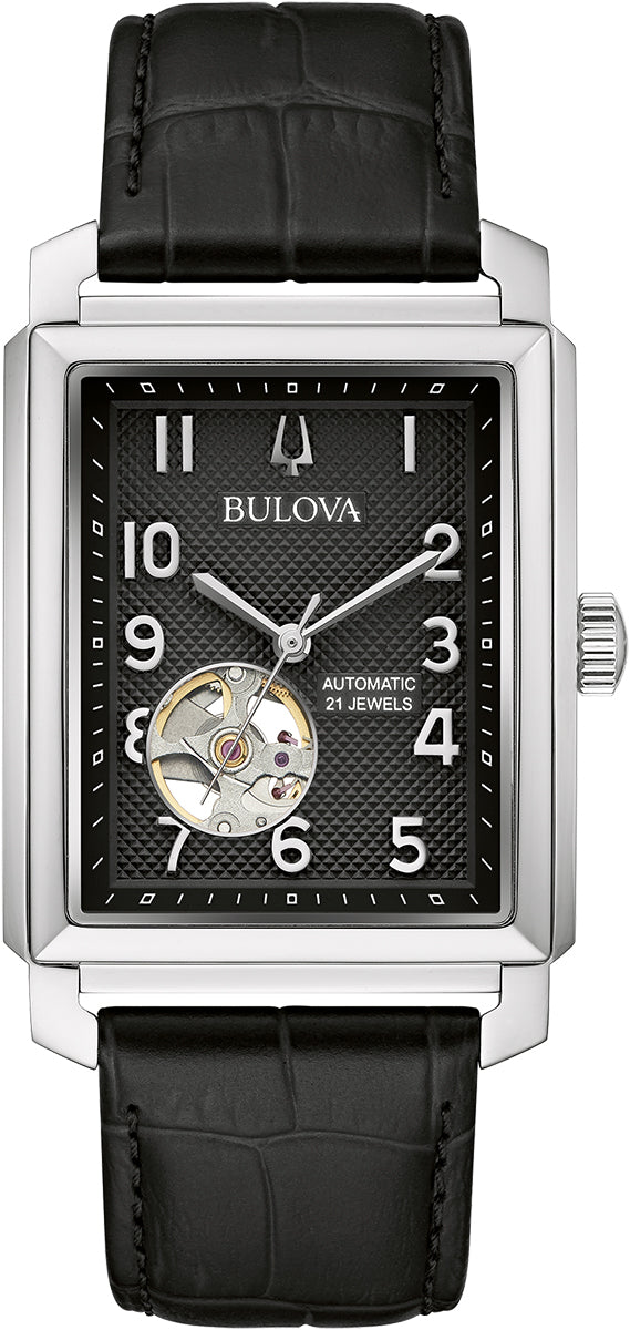 Bulova Watch Heartbeat Mens - Black