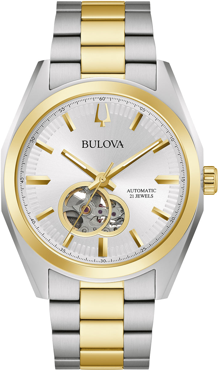 Bulova Watch Heartbeat Mens - Silver