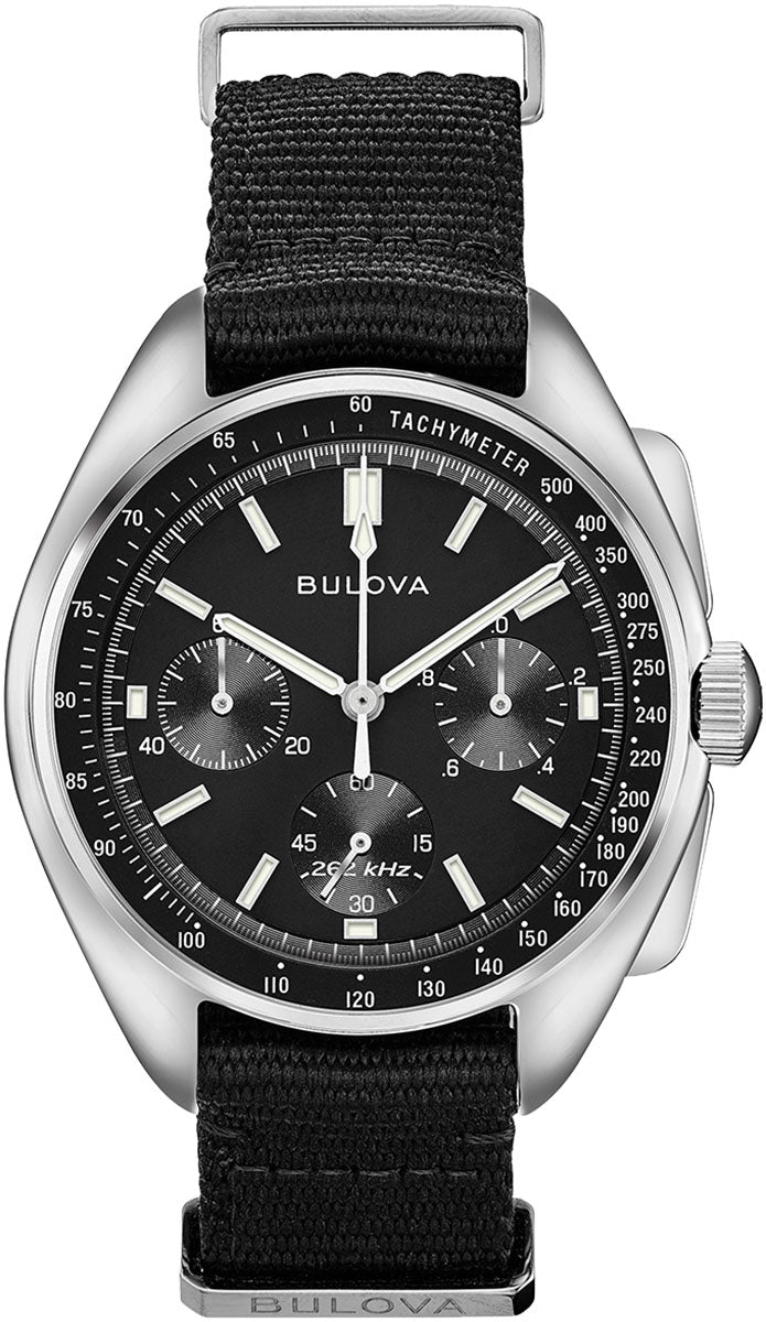 Bulova Watch Lunar Pilot Mens - Black