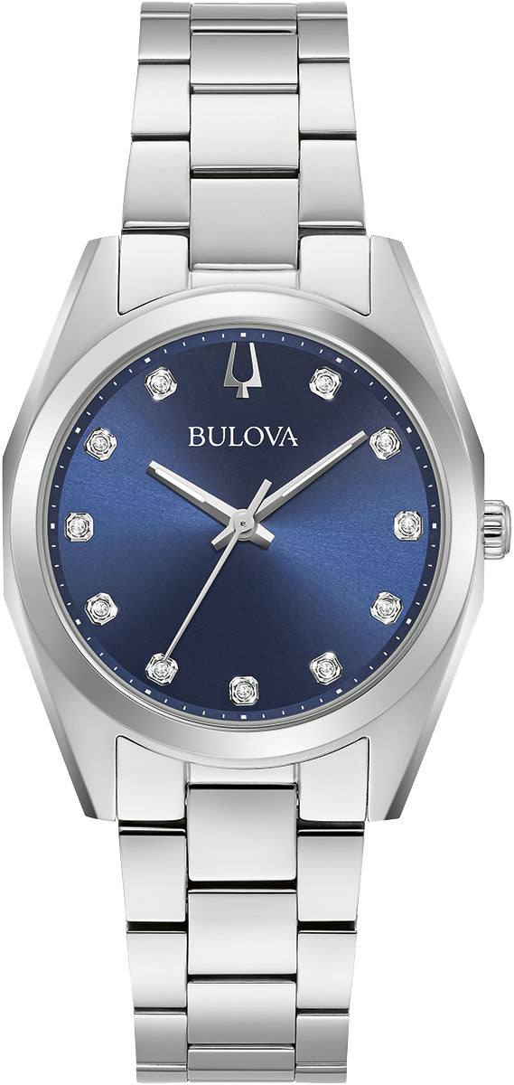 Bulova Watch Classic Surveyor Ladies - Blue