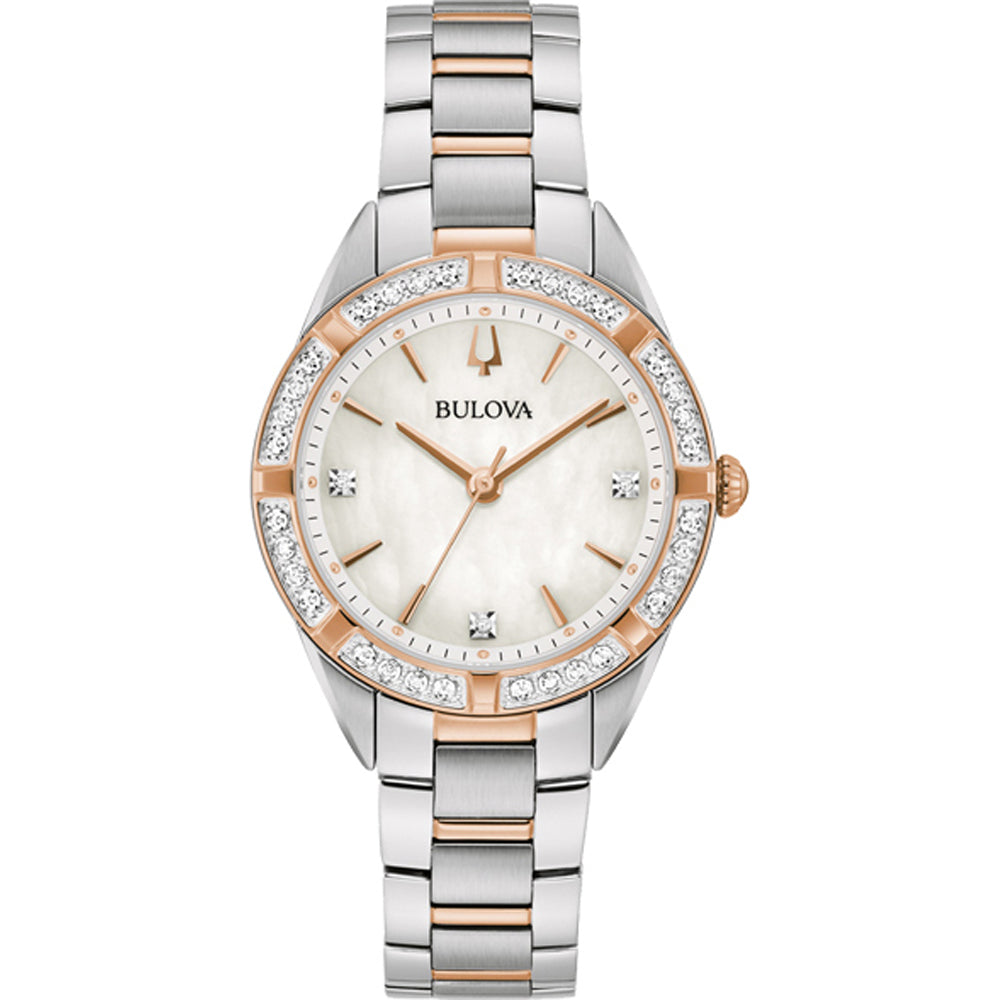 Bulova Watch Classic Sutton Ladies - White