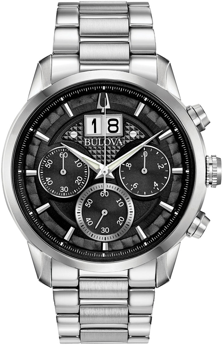 Bulova Watch Classic Mens - Black