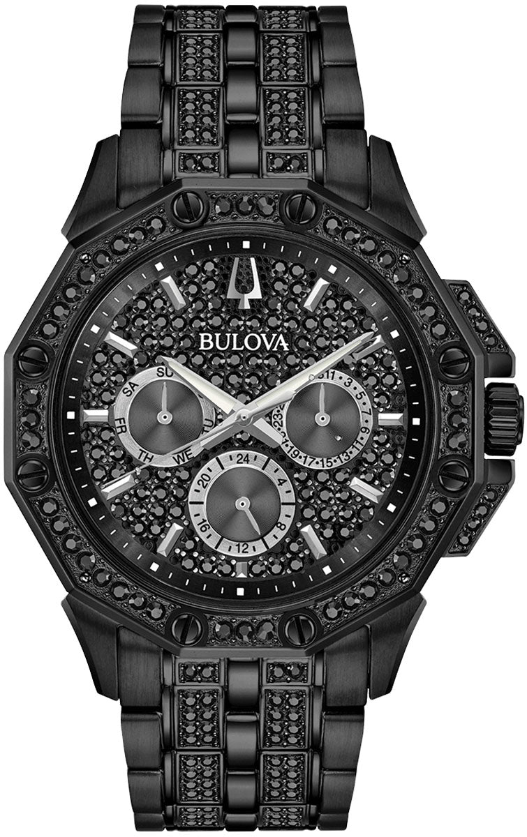 Bulova Watch Crystal Octava Mens - Black