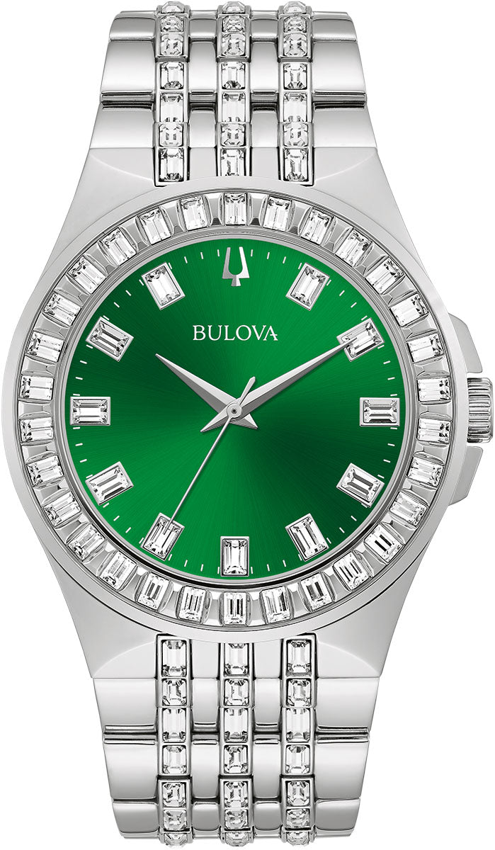 Bulova Watch Crystal Phantom Mens - Green