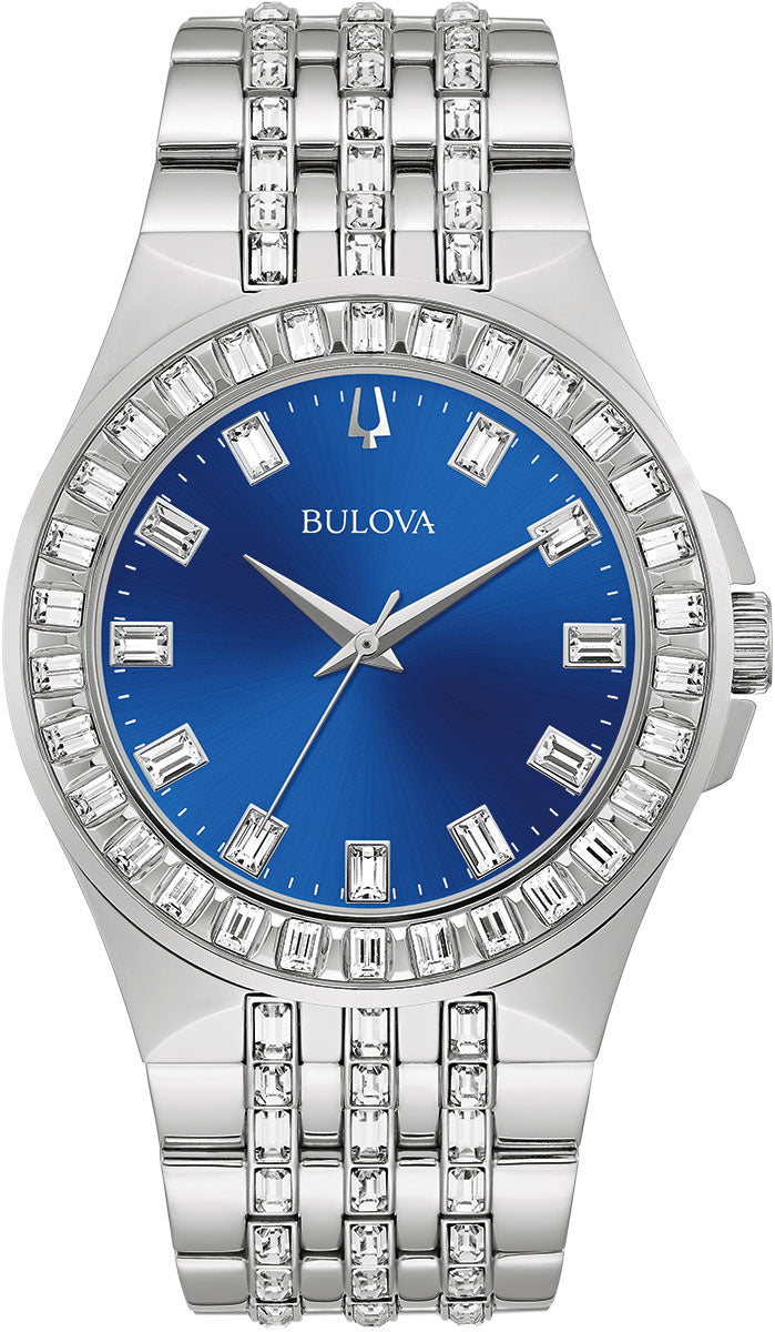 Bulova Watch Crystal Phantom Mens - Blue