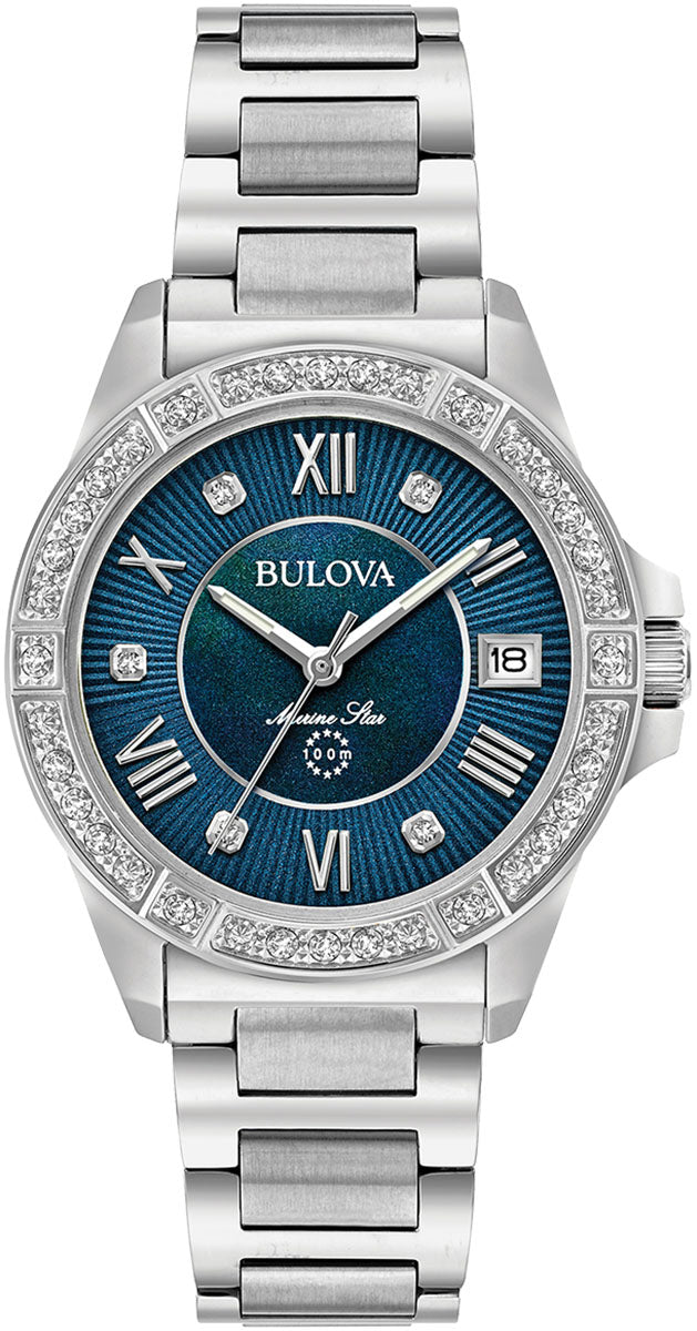 Bulova Watch Marine Star Ladies - Blue