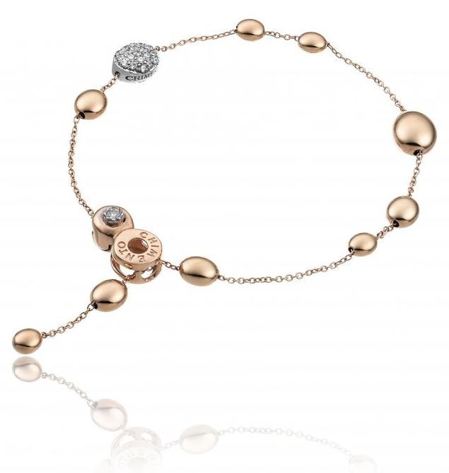 Chimento Armillas Acqua 18ct Rose Gold 0.27ct Diamond Bracelet - Option1 Value Gold