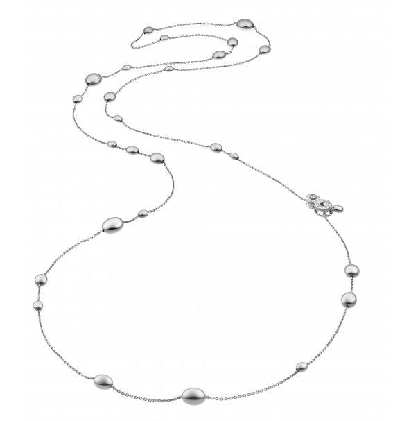 Chimento Armillas Acqua 18ct White Gold Diamond Necklace - Option1 Value White Gold