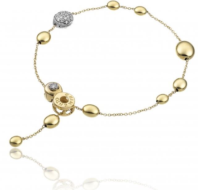 Chimento Armillas Acqua 18ct Yellow Gold 0.27ct Diamond Bracelet - Option1 Value Gold