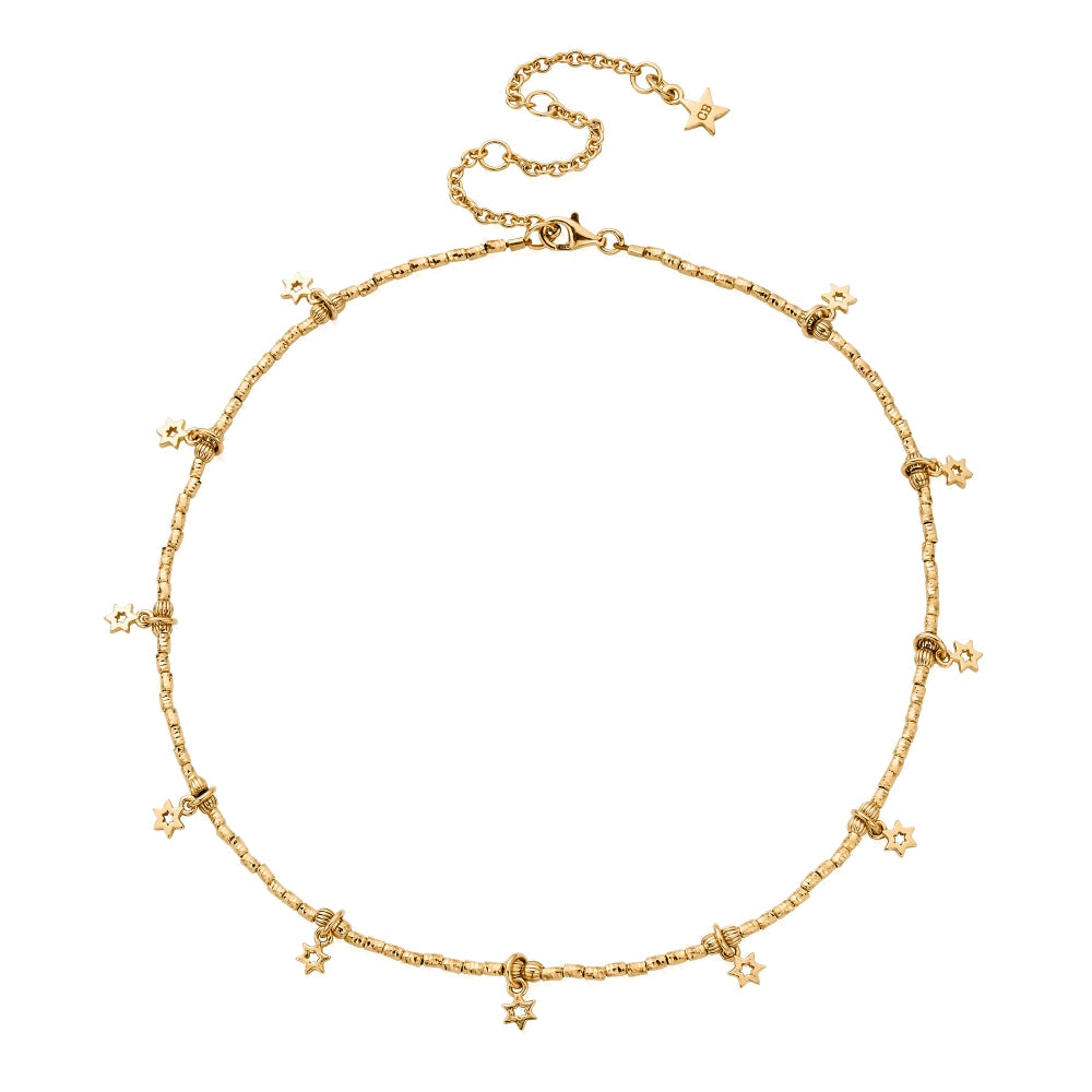 Chlobo Boho Luxe Gold Plated Sky of Stars Necklace