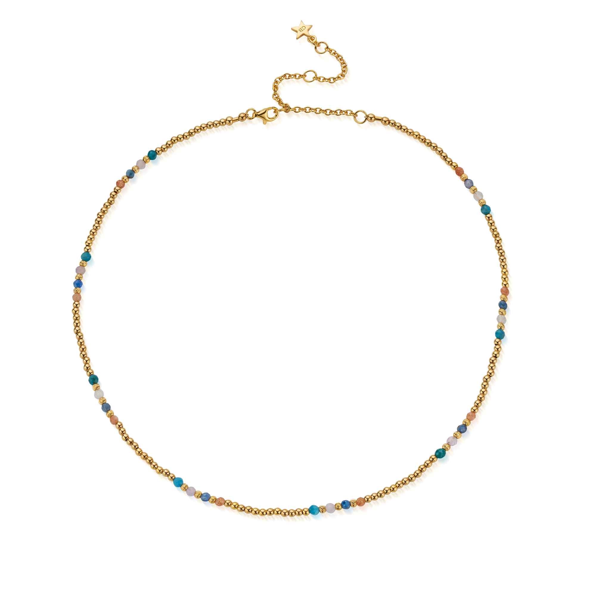 ChloBo Gold Plated Sterling Silver Shadows Of Peace Necklace