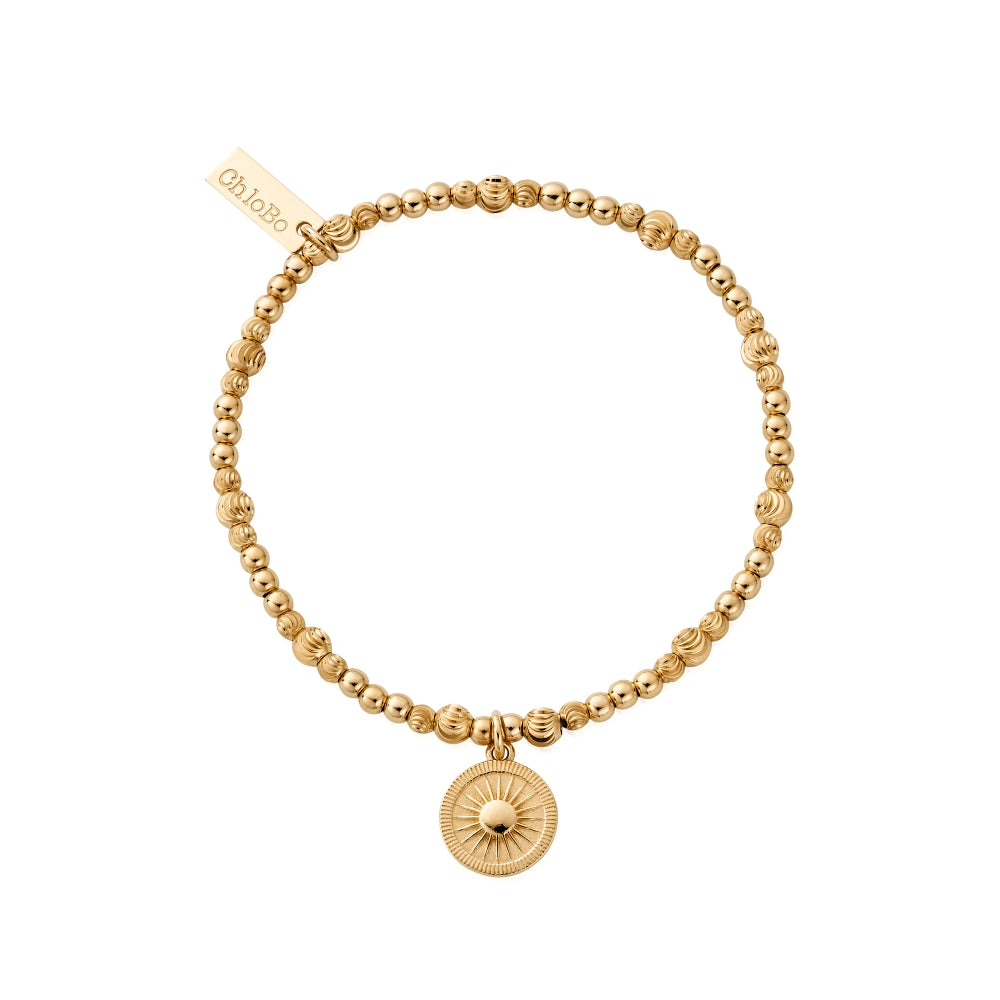 Chlobo Iconics Gold Plated Cute Sparkle Sun Catcher Bracelet