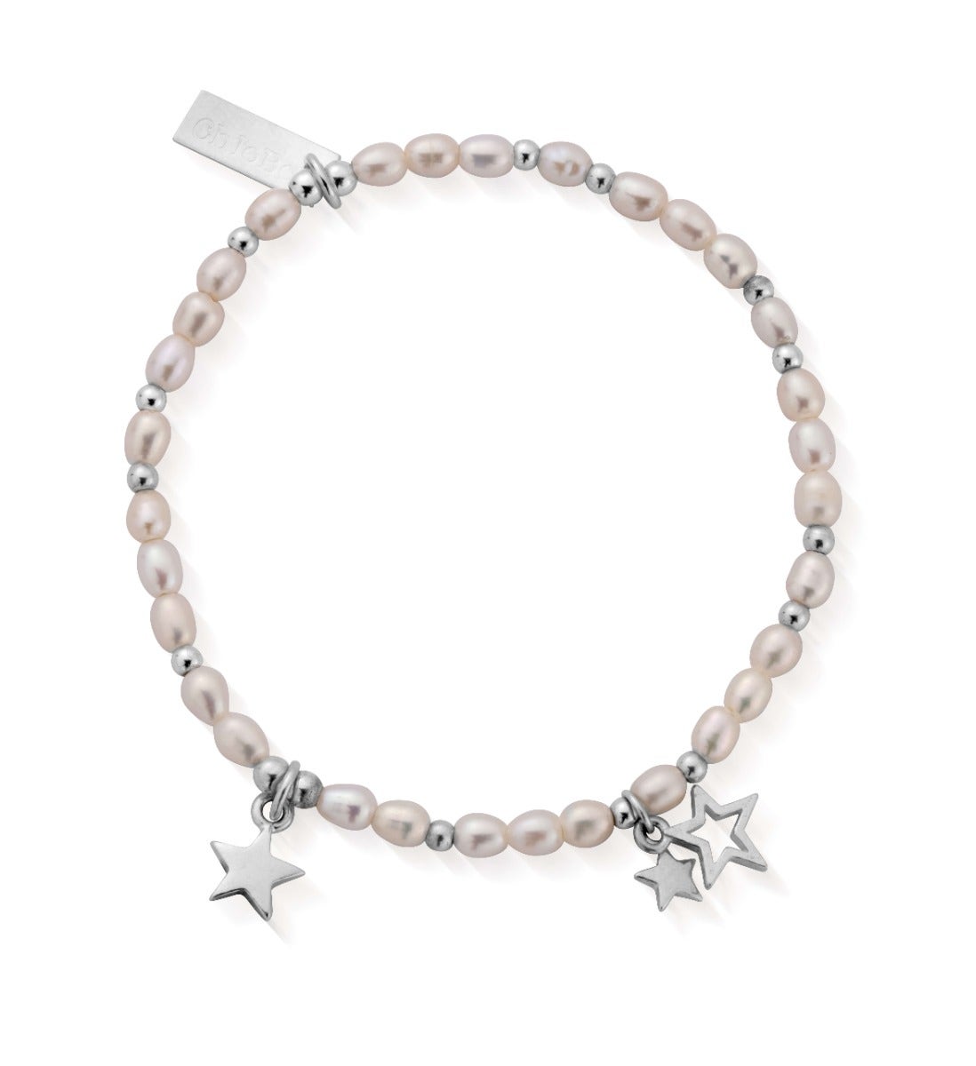 ChloBo Sterling Silver Lifelong Magic Pearl Bracelet - Silver