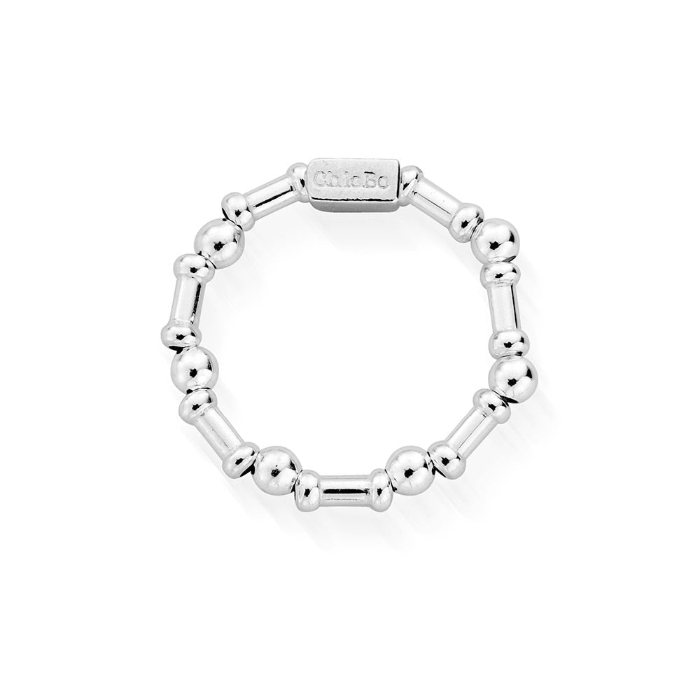 ChloBo Sterling Silver Rhythm Of Water Ring - S