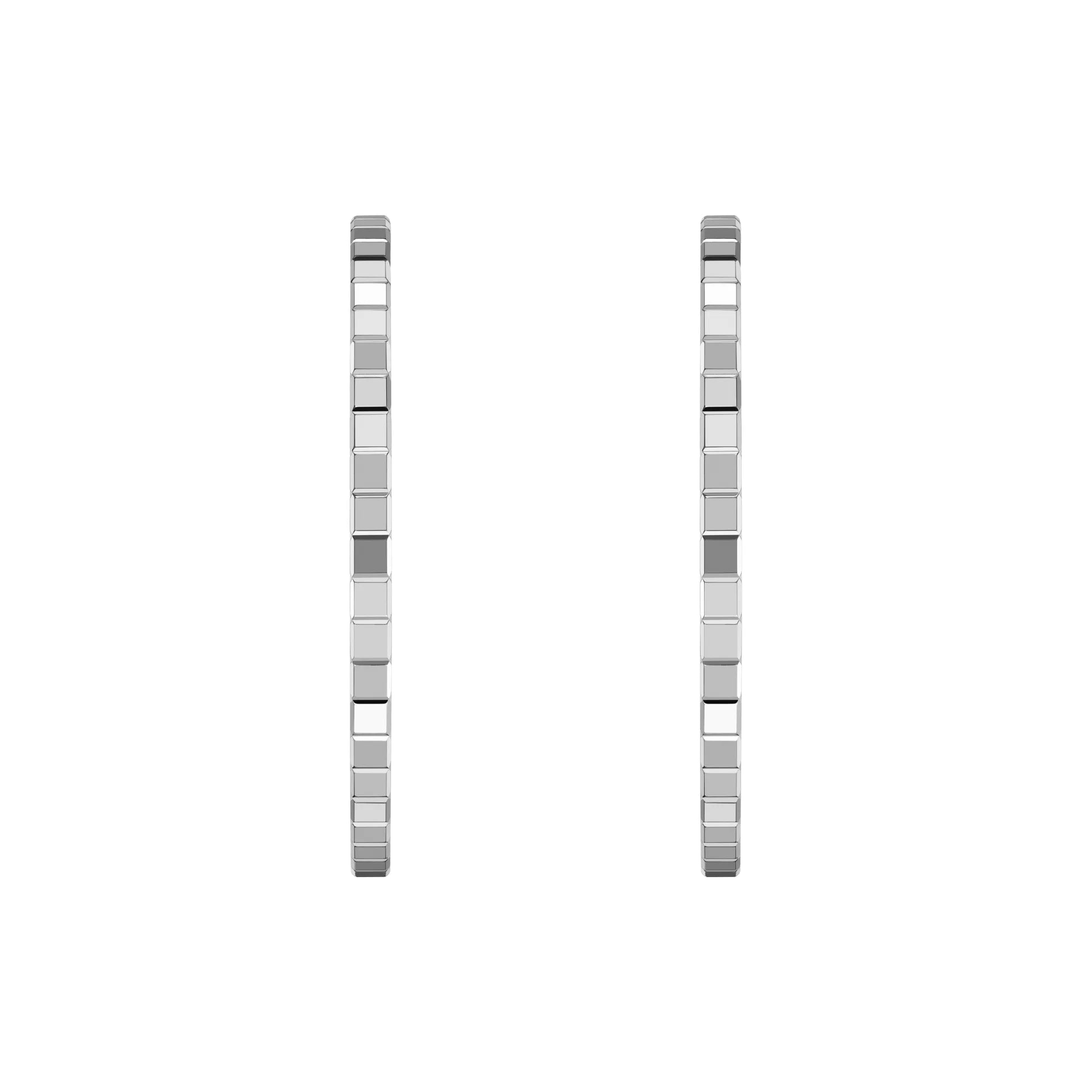 Chopard Ice Cube 18ct White Gold Hoop Earrings