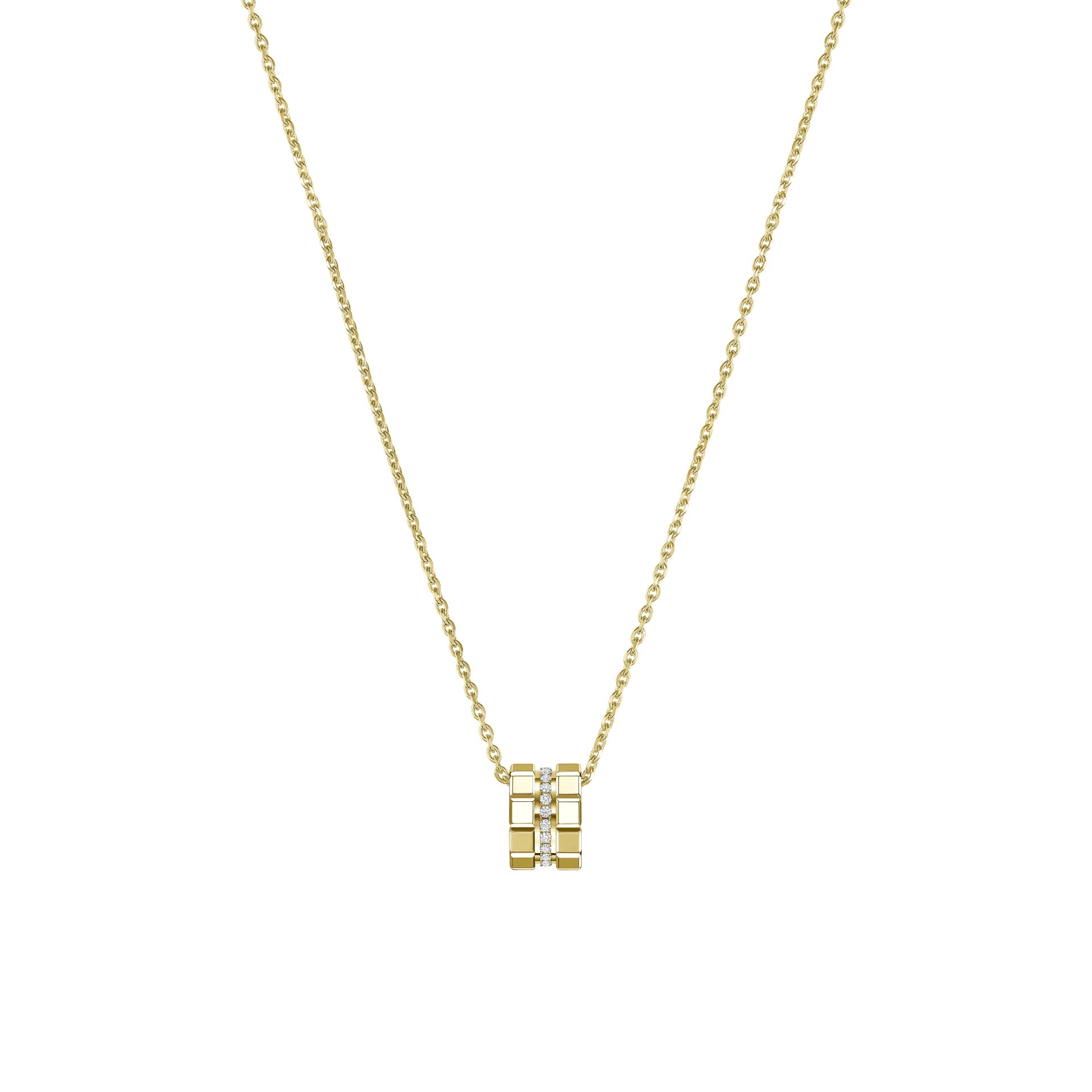 Chopard Ice Cube 18ct Yellow Gold 0.14ct Diamond Pendant
