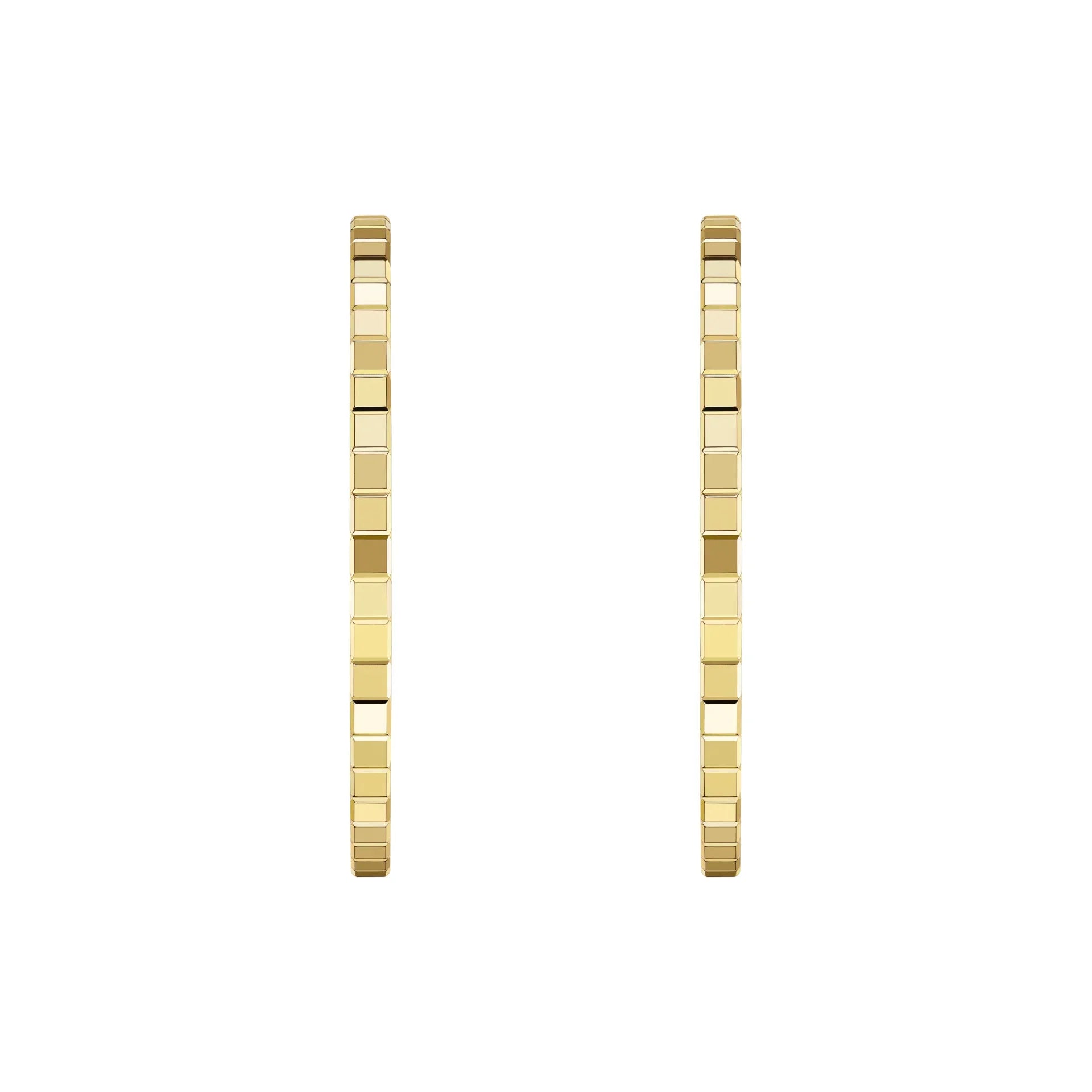 Chopard Ice Cube 18ct Yellow Gold Hoop Earrings