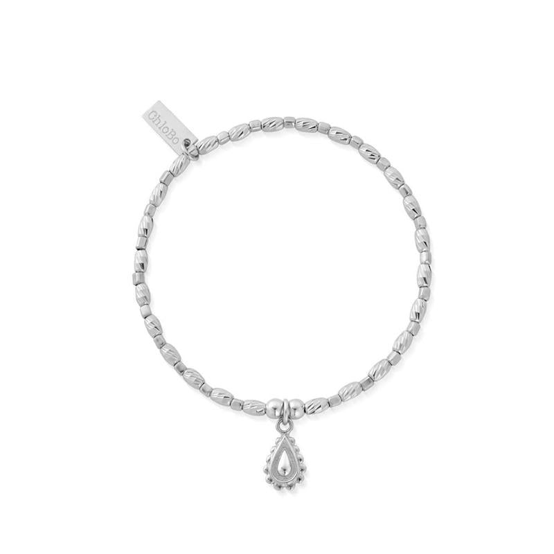 ChloBo Sterling Silver Soul Glow Rain Drop Bracelet - Sterling Silver