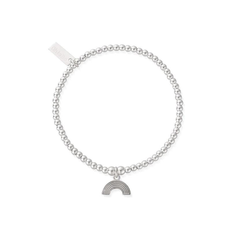 ChloBo Sterling Silver Cute Charm Rainbow Bracelet - Sterling Silver