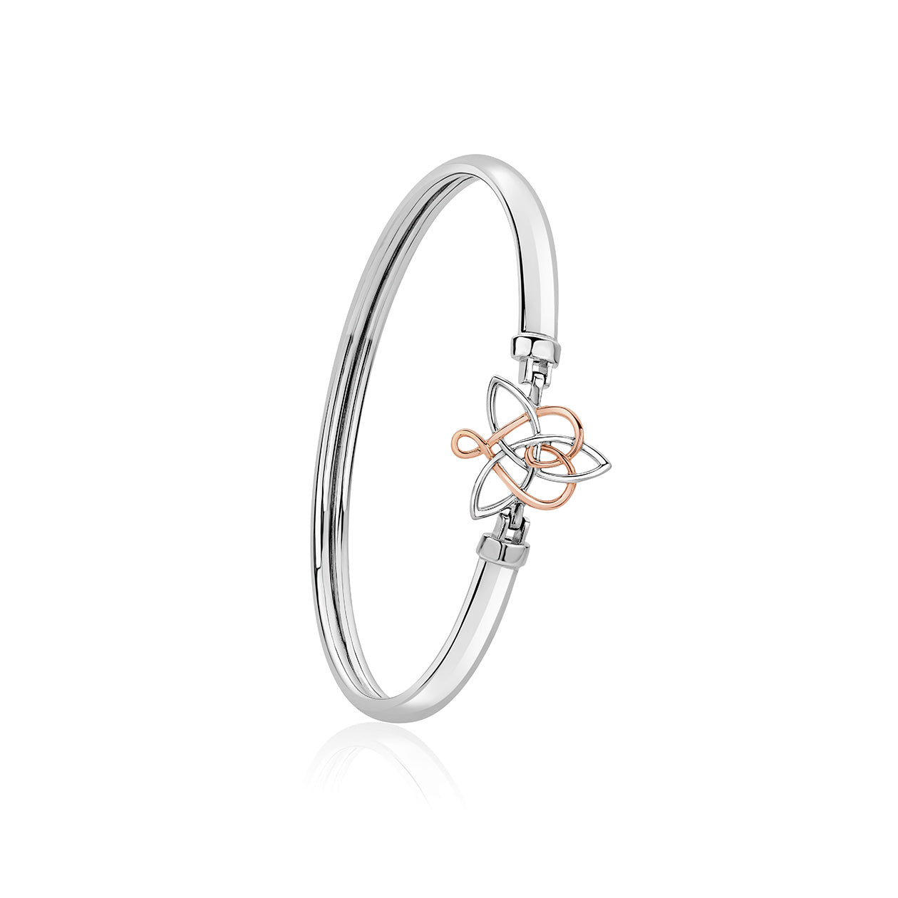 Clogau Fairies of the Mine Sterling Silver Bangle - Silver