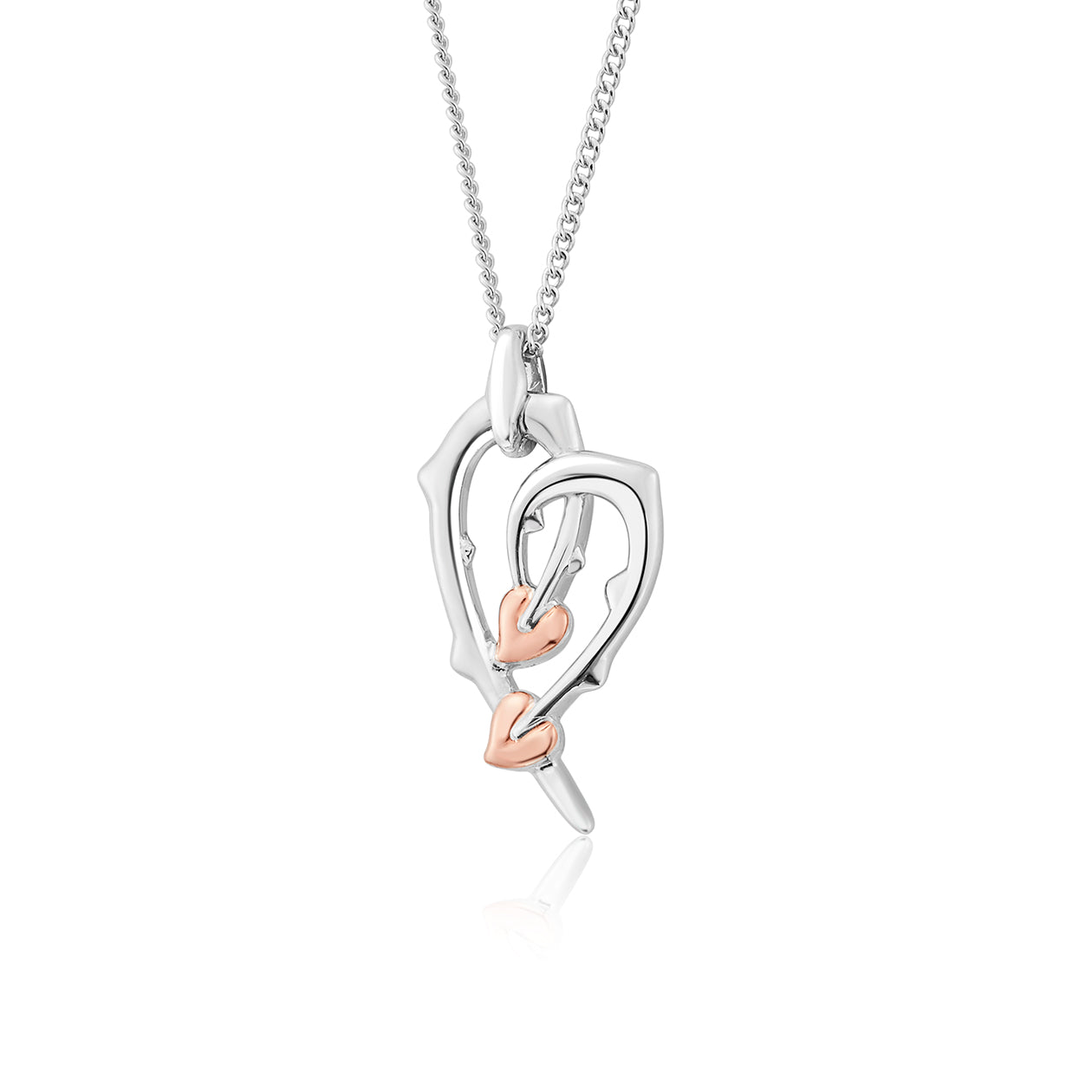Clogau Julian Macdonald Betrayal Sterling Silver Pendant Necklace D - Silver